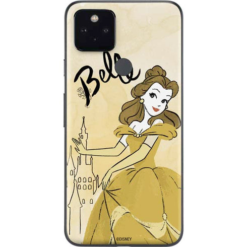 Disney Princess Belle Art Google Pixel 5a Skin